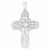 Sterling Silver Heart Cross Pendant, Pendants for Necklace