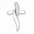 Sterling Silver CZ Cross Pendant, Fine Pendants for Necklace
