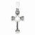 Sterling Silver Antiqued Cross Pendant, Pendants for Necklace