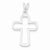 Sterling Silver Outlined Cross Pendant, Pendants for Necklace