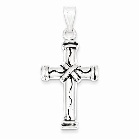 Sterling Silver Antique Cross Pendant, Pendants for Necklace