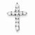 Sterling Silver CZ Cross Pendant, Lovely Pendants for Necklace