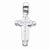 Sterling Silver CZ Cross Pendant, Classy Pendants for Necklace