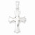 Sterling Silver Fleur De Lis Cross pendant, Exquisite Pendants for Necklace