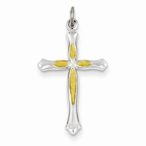 Sterling Silver and Vermeil Cross Pendant, Pendants for Necklace