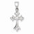 Sterling Silver CZ Cross Pendant, Lovely Pendants for Necklace