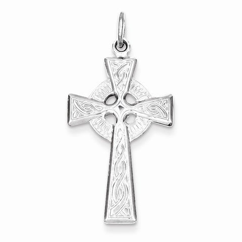 Sterling Silver Celtic Cross pendant, Charm