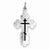 Sterling Silver Eastern Orthodox Blue Enamel Cross Pendant, Pendants for Necklace