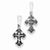 Sterling Silver Antiqued Cross Pendant, Fine Pendants for Necklace