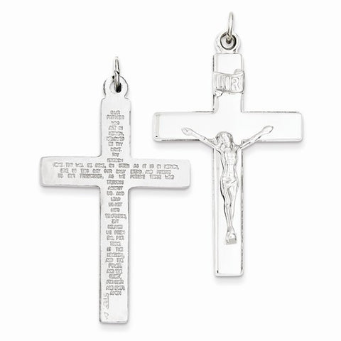 Sterling Silver Crucifix pendant, Pretty Pendants for Necklace