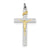 Sterling Silver & Vermeil INRI Crucifix Charm hide-image