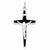 Sterling Silver Enameled Crucifix pendant, Fine Pendants for Necklace