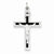 Sterling Silver Enameled Crucifix pendant, Pretty Pendants for Necklace