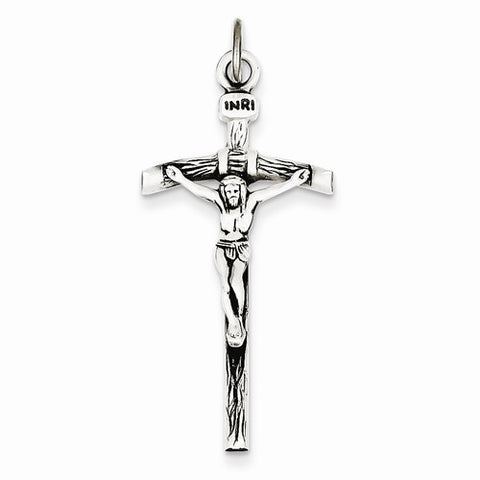 Sterling Silver Antiqued Crucifix pendant, Gorgeous Pendants for Necklace