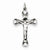 Sterling Silver Antiqued Crucifix pendant, Lovely Pendants for Necklace