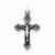 Sterling Silver Antiqued INRI Crucifix pendant, Adorable Pendants for Necklace