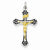 Sterling Silver & Vermeil Crucifix Pendant, Pendants for Necklace
