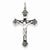 Sterling Silver Antiqued INRI Crucifix Pendant, Delightful Pendants for Necklace