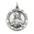 Sacred Heart of Jesus Medal Charm in Sterling Silver