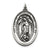 Our Lady of Guadalupe Medal, Exquisite Charm in Sterling Silver