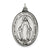 Antiqued Miraculous Medal, Beautiful Charm in Sterling Silver