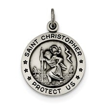 Sterling Silver St. Christopher Medal, Pretty Charm hide-image