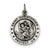 St. Christopher Medal, Pretty Charm in Sterling Silver