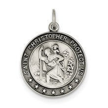 Sterling Silver St. Christopher Medal, Alluring Charm hide-image