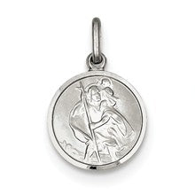 Sterling Silver St. Christopher Medal, Exquisite Charm hide-image