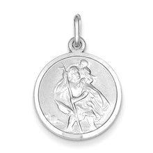Sterling Silver St. Christopher Medal, Fine Charm hide-image