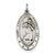 Sterling Silver St. Christopher Medal, Stylish Charm hide-image