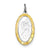 Sterling Silver & Vermeil St. Christopher Medal, Charm hide-image