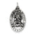 St. Christopher Medal, Exquisite Charm in Sterling Silver