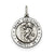 Sterling Silver St. Christopher Football Medal, Dazzling Charm hide-image
