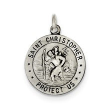 Sterling Silver St. Christopher Basketball Medal, Beautiful Charm hide-image