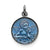 Sterling Silver Blue Epoxy Angel Charm hide-image