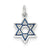 Sterling Silver Enameled Blue Star of David Charm hide-image