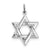 Star of David Charm in Sterling Silver