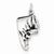 Sterling Silver Antiqued Baby Shoe Pendant, Pendants for Necklace