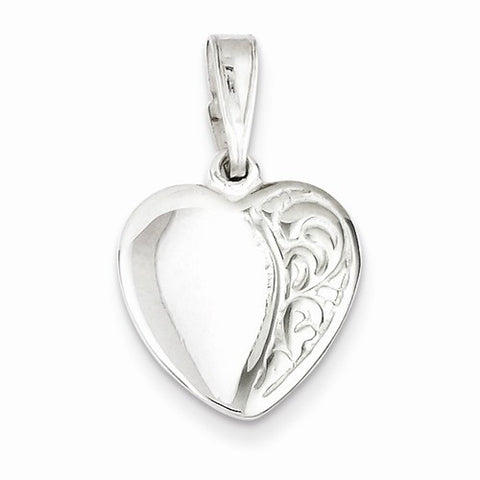Sterling Silver Heart Pendant, Delightful Pendants for Necklace