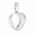 Sterling Silver Heart Pendant, Delightful Pendants for Necklace