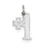 Sterling Silver # 1 Charm hide-image
