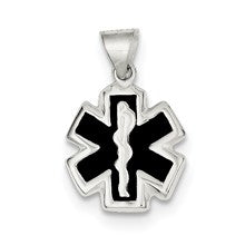 Sterling Silver Enameled Medical Charm hide-image
