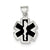 Sterling Silver Enameled Medical Charm hide-image