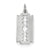 Razor Blade Charm in Sterling Silver