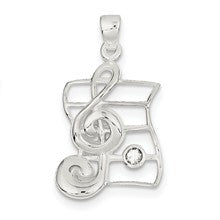 Sterling Silver Musical Charm hide-image