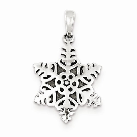 Sterling Silver Snowflake pendant, Gorgeous Pendants for Necklace
