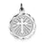 Sterling Silver Cross Disc Charm hide-image