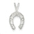 Horseshoe Charm in Sterling Silver