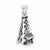 Sterling Silver Antiqued Oil Derrick Pendant, Pendants for Necklace